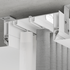 АЛФОРМ АЛЬТЕЗА ГАРДИНА П 50 | ALFORM ALTEZA GARDINA P 50 - БЕЛЫЙ АЛЮМИНИЕВЫЙ КАРНИЗ